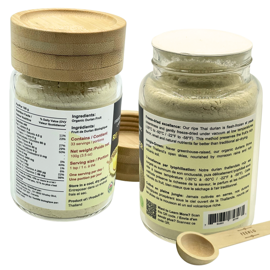 Durian Powder 100g, Freeze Dried, Organic