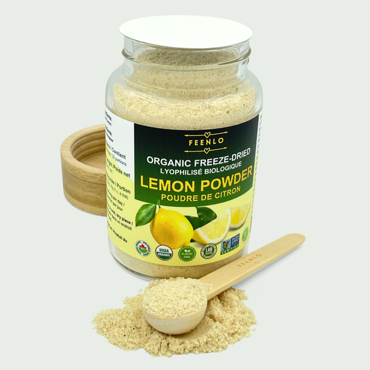 Lemon Powder, Freeze Dried, Organic