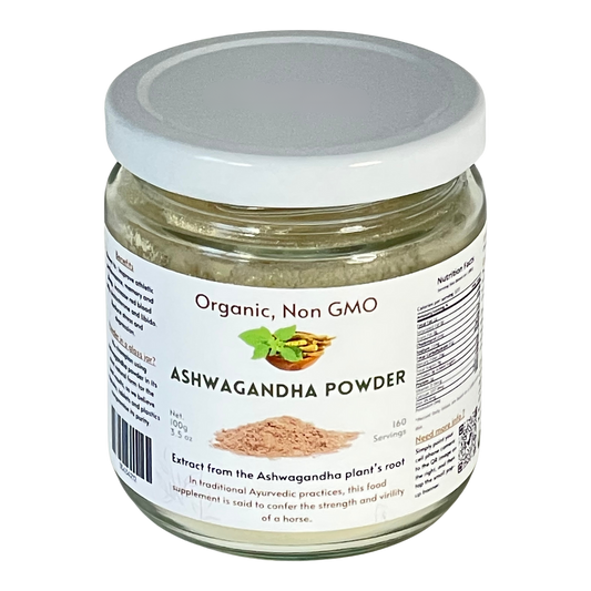 Pure organic Ashwagandha root powder 100g