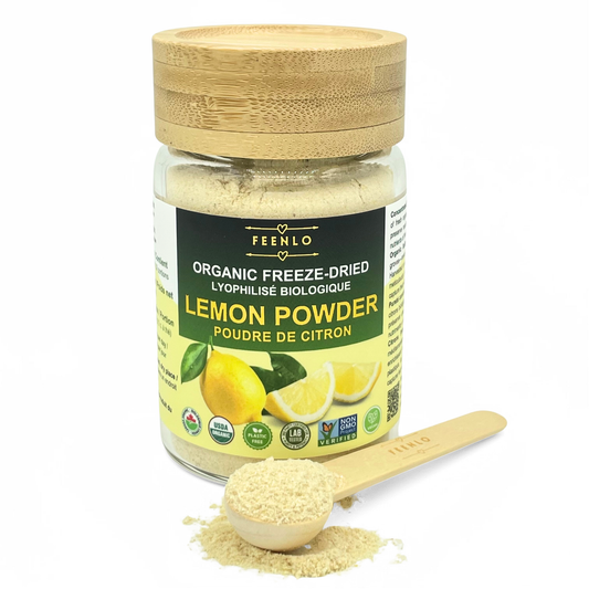 Lemon Powder, Freeze Dried, Organic