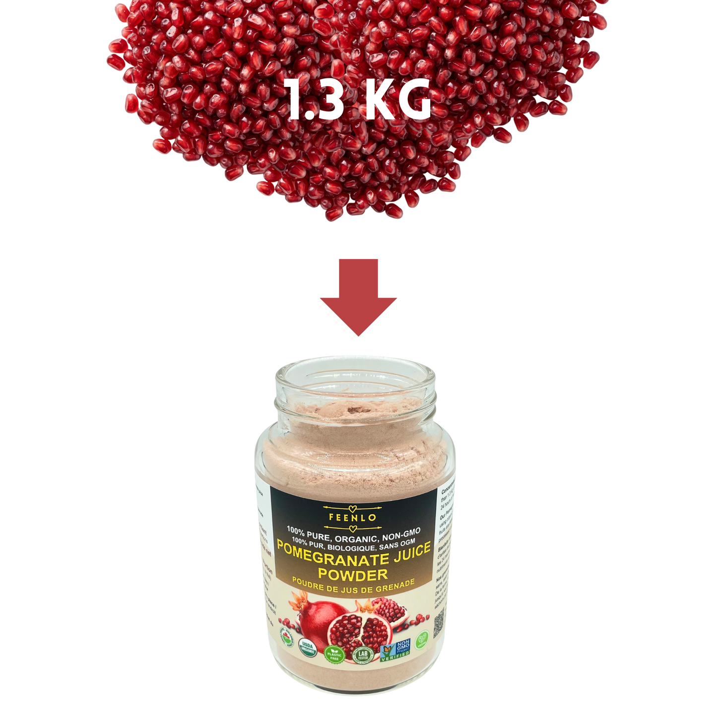 Pomegranate Juice Powder, Organic